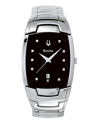 Bulova Men's Quartz Watch - Silver