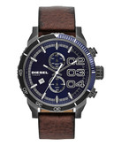 Diesel Brown Leather Watch - Brown