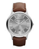 Emporio Armani Classic Stainless Steel Watch - Grey
