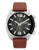 Diesel Leather and Stainless Steel Watch - Brown