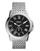 Fossil Mens Grant Standard 3hand with subsecond FS4944 - Silver