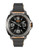 Hugo Boss Oversized Three Hand Watch with Silicone Band - Black