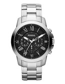 Fossil Men's Grant Stainless Steel Watch - Silver