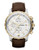 Fossil Mens Dean Brown Leather Watch - Brown