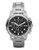 Fossil Mens Dean Chronograph Stainless Steel Watch - Silver