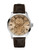 Guess Men's Croco Leather Watch - Brown