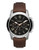 Fossil Grant Leather Watch  Brown - Brown