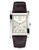 Guess Mens Brown Leather Dress Watch - Brown