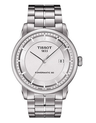 Tissot Mens Luxury  Automatic T0864071103100 - Silver