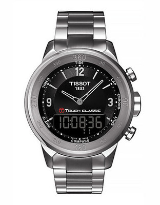 Tissot Mens Classic Touch  Quartz T0834201105700 - Silver