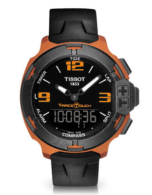 Tissot Mens TRace Touch  Aluminum Quartz  T0814209705703 - Black