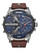 Diesel Mens DZ7314 Leather Watch - Brown