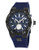 Vince Camuto Stainless Steel Watch with Blue Silicon Strap - Blue