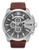 Diesel Diesel Brown Leather and Stainless Steel Watch - Brown