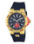 Vince Camuto Gold plated steel sport watch with blue silicon strap - Blue