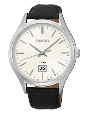 Seiko Seiko Mens Quartz Watch - Silver