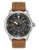 Citizen Mens Avion Watch with Leather Strap - Brown