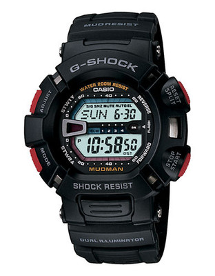 Casio GS Mudman Resin Watch - Black