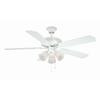 Glendale Ceiling Fan in White - 52 Inches