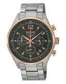 Seiko Men's Chronograph Watch - Silver
