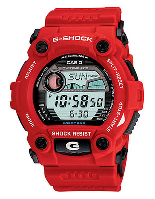 Casio Men's G-Shock Rescue Watch - Red