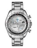 Timex Men's Intelligent Quartz Aviator Fly-Back Chronograph Watch - Silver