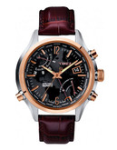 Timex Men's Intelligent Quartz World Time Watch - Maroon
