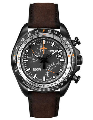 Timex Men's Intelligent Quartz Aviator Fly-Back Chronograph Watch - No Colour