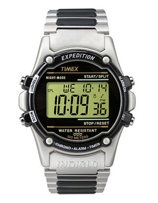Timex Expedition Chrono Alarm Timer - SILVER