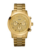 Guess Brushed Gold Watch - Gold Tone