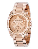 Michael Kors Rose Gold Bracelet Watch - Rose Gold