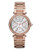 Michael Kors Michael Kors Mini Size Rose Gold Tone Stainless Steel Parker Multifunction Glitz Watch - Rose Gold