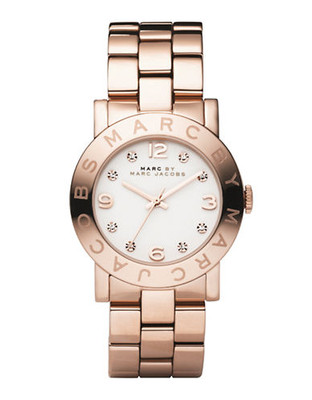 Marc By Marc Jacobs Amy Stainless Steel Rose Gold IP Bracelet - Rose Gold
