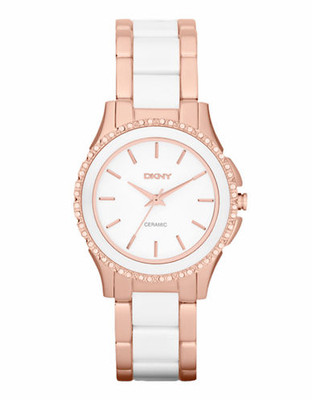 Dkny Rose Gold Stainless Steel Watch - Rose Gold