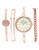 Anne Klein Round Rosegold Case and Band with an Ivory Mop Dial - Rose Gold