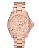 Fossil Cecile Multifunction Stainless Steel Watch  Rose - Rose Gold
