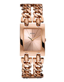 Guess Ladies Rose Gold Tone Watch W0073L2 - Rose Gold
