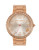 Betsey Johnson Rose Gold Crystal Set Case Watch - Rose Gold