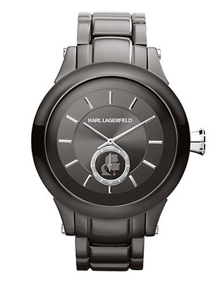 Karl Lagerfeld Karl Silver Stainless Steel Watch - Silver