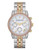 Michael Kors Midsize Trilogy Tone  Stainless Steel Ritz Chronograph Glitz Watch - Tri Colour