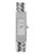 Michael Kors Mid Size Silver Tone Stainless Steel Hayden Three Hand Glitz Watch - Silver