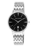 Vince Camuto Stainless Steel Watch with Silver Accents - Silver/Black