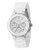 Dkny Large Chronograph White Ceramic Watch - White