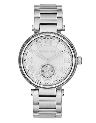 Michael Kors Women's Skylar Stainless Steel Bracelet Watch - Silver