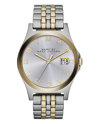 Marc By Marc Jacobs Womens Slim Two Toned Bracelet Standard - Two Tone