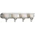 Brushed Nickel 4-light Wall Bracket