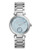 Michael Kors Minisize Silver Tone Stainless Steel Skylar 3 Hand Subeye Glitz Watch - Silver