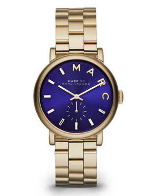 Marc By Marc Jacobs Womens Baker Standard MBM3344 - Gold