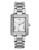 Michael Kors Minisize Silver Tone Stainless Steel Emery Three Hand Glitz Watch - Silver