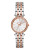 Michael Kors Petite size Rose Gold Tone and Silver Tone Stainless Steel Darci Three Hand Glitz Watch - MULTI